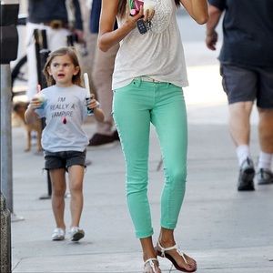 DL1961 Mint skinny jeans